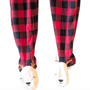 Carter's Reindeer Footed PJs - The Coziest Thing on Earth! Sz 12 Youth